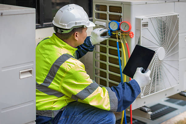 Professional Ductwork Repair technician working in Briggs, OK